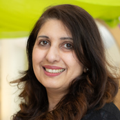 Daksha, a teacher at Sandpiper preschool