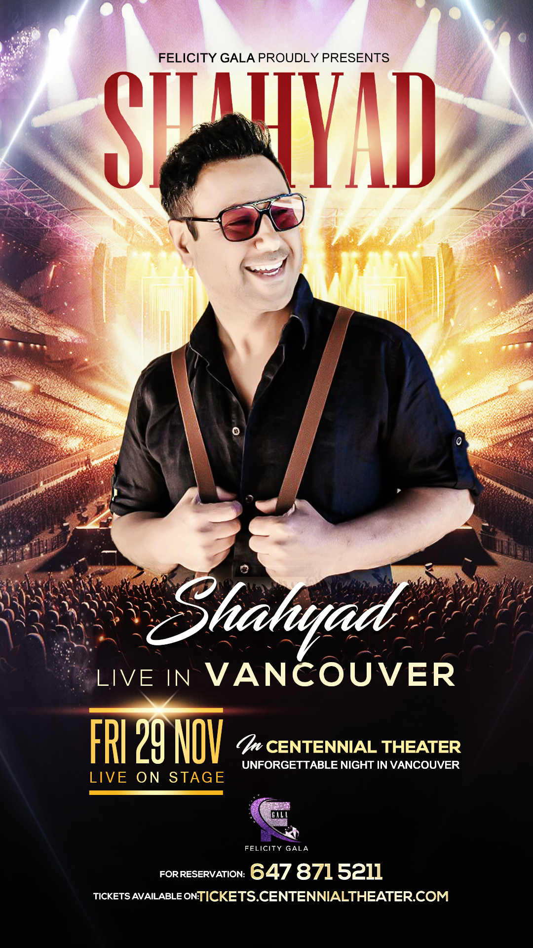 Shahyad Live in Vancouver Nov. 29, 2024