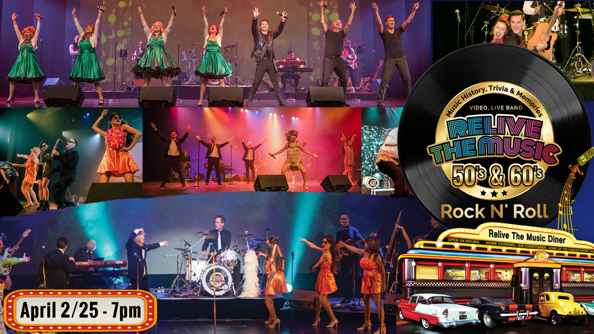 Relive the Music 50s & 60s Show Apr. 2, 2025