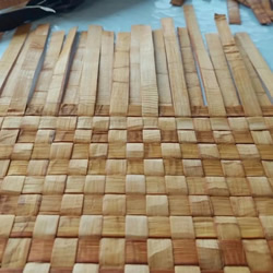 cedar mat weaving