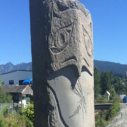 Time in Memorial and Beyond – Xwalacktun – Spirit Trail (Bewicke Ave entrance) – Sḵwx̱wú7mesh Úxwumixw (Squamish Nation)