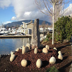 Transformation in Earth and Stone – Aaron Nelson-Moody – Spirit Trail (Mosquito Creek Marina) – Sḵwx̱wú7mesh Úxwumixw (Squamish Nation)