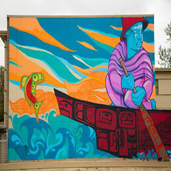 Word to Your Motherland – Nisha K. Sembi, Miguel "Bounce" Perez, Corey Bulpitt & Take5 with guidance from Sḵwx̱wú7mesh Úxwumixw (Squamish Nation) Elders – Bewicke Avenue