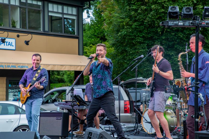 The Unified play in Edgemont Village on July 11