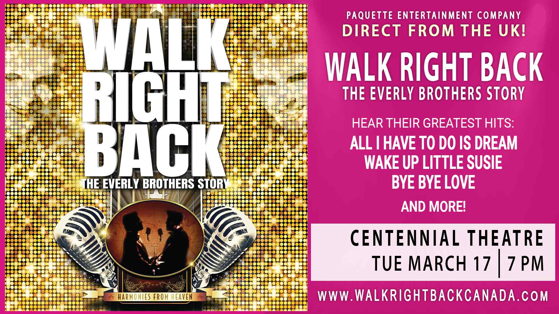 Walk Right Back Mar. 17, 2026