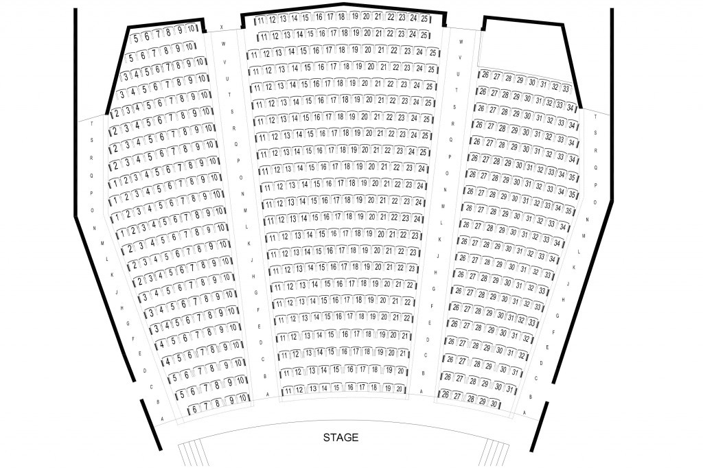 Centennial Concert Hall Seating Chart