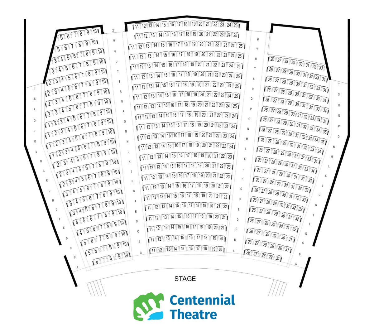 Seating Map | North Vancouver Recreation and Culture Commission