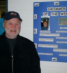 Tor in 2004 when he was swimmer of the week  