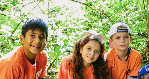 Summer campers at NVRC enjoying outdoors