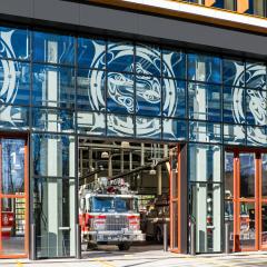 Coast Salish Window Art 