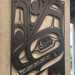 Coast Salish Killer Whale Black Panel