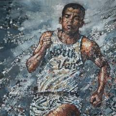 Detail of painting - Mighty Jerome 