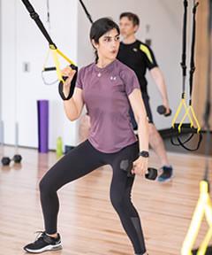 trx class at Lions Gate Community Recreation Centre