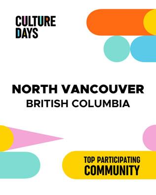 North Vancouver was a Culture Days 2022 Top Participating Community 