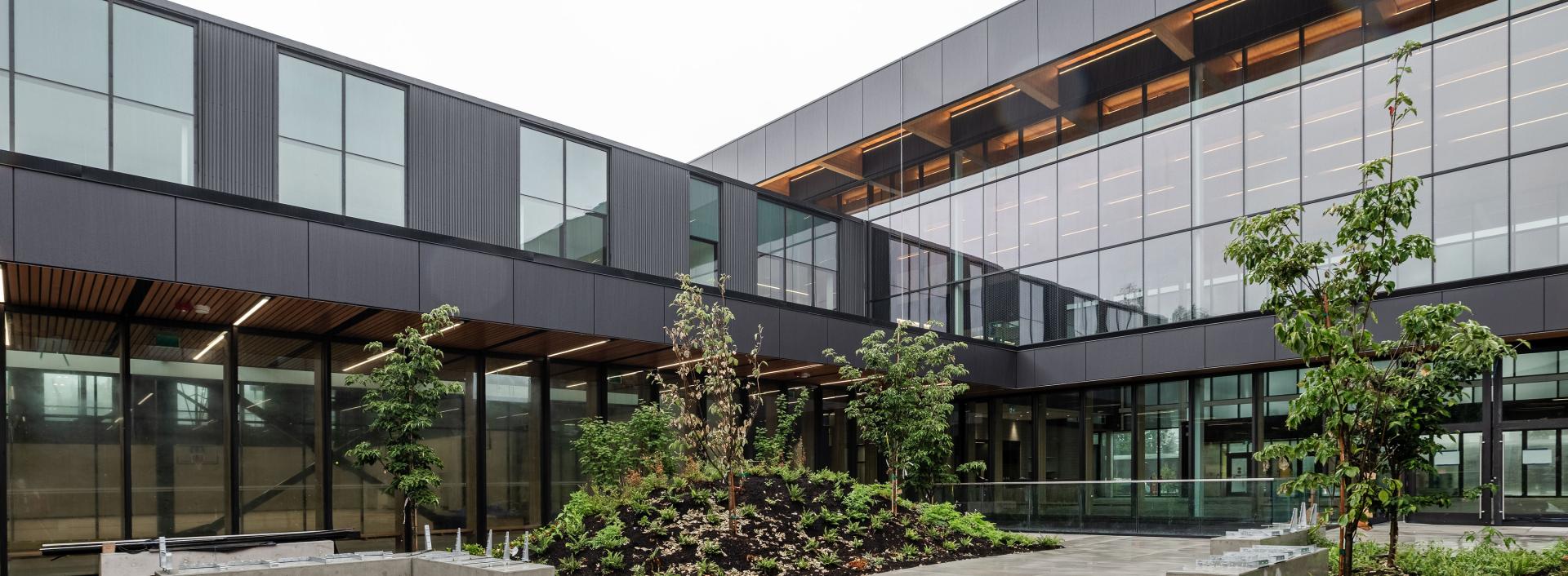 Harry Jerome community recreation centre courtyard