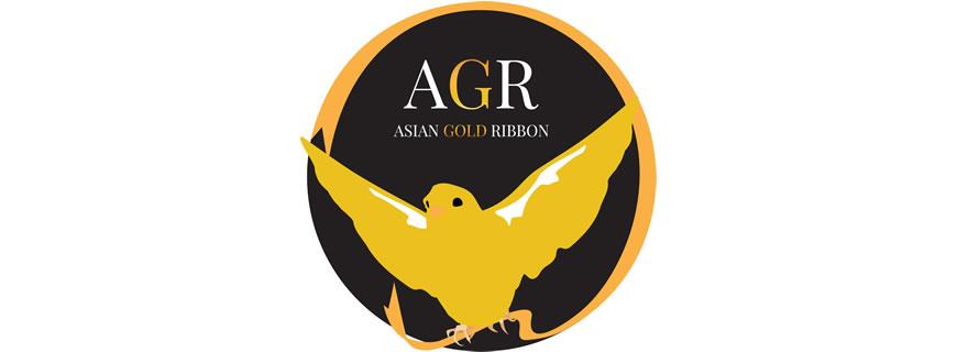 Asian Gold Ribbon logo