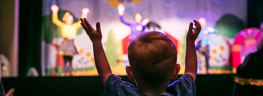 Child at a theatre performance