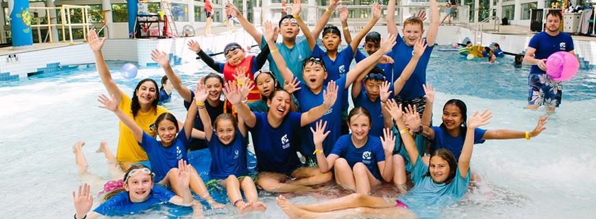 Camp at Karen Magnussen Pool