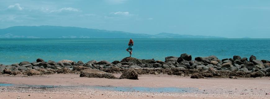 Livana at beach