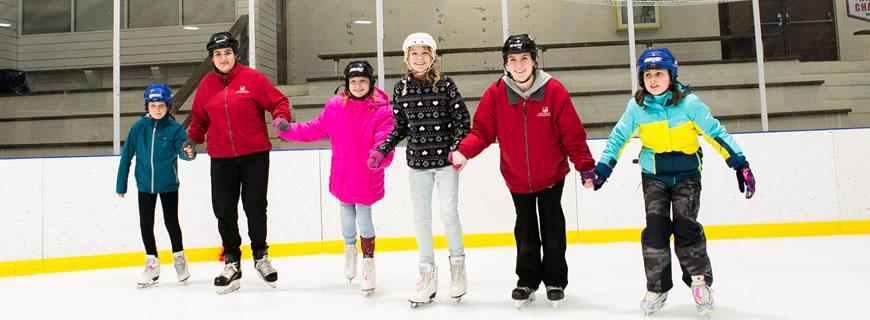 skating with instructors
