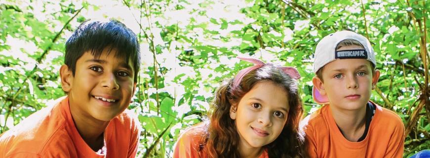 Summer campers at NVRC enjoying outdoors