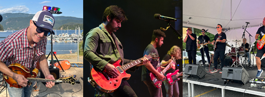 Various musicians performing at NVRC events