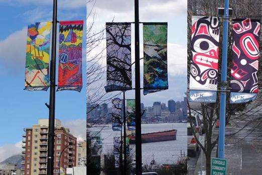 City of North Vancouver street banners