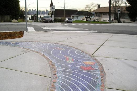 public art, mosaic, North Vancouver, Bruce Walther