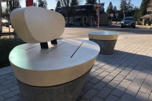 Seaglass Bench by Brent Comber