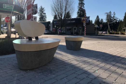 Seaglass Bench by Brent Comber