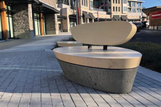 Seaglass Bench by Brent Comber