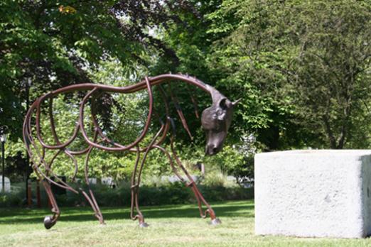 Sculpture, Horse, Public Art, North Van, Dam de Nogales