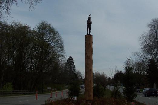 public art, sculpture, North Van, Metz-Chew