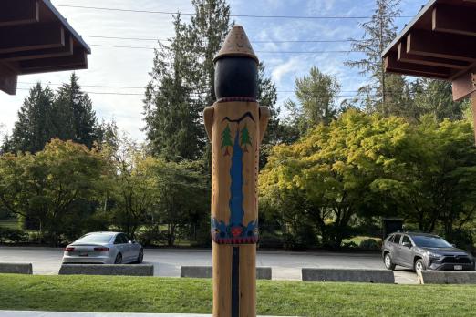 Coast Salish Welcome Figure