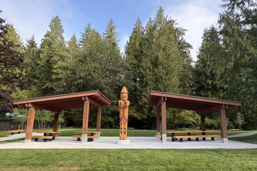 Coast Salish Welcome Figure