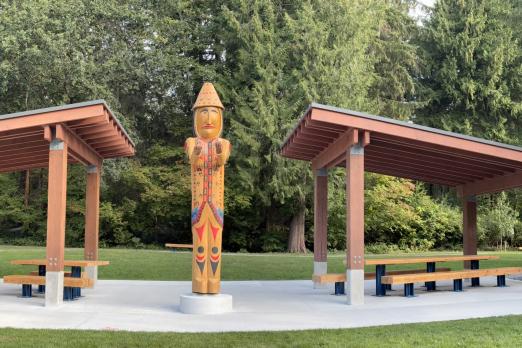 Coast Salish Welcome Figure 
