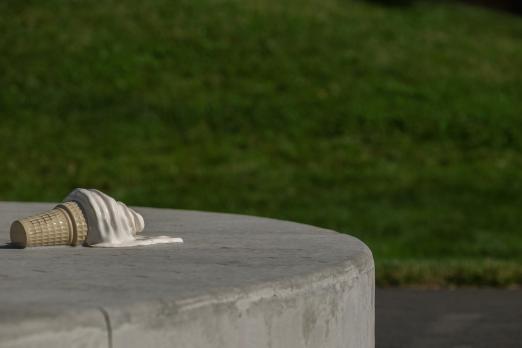 small ice cream cone sculpture 