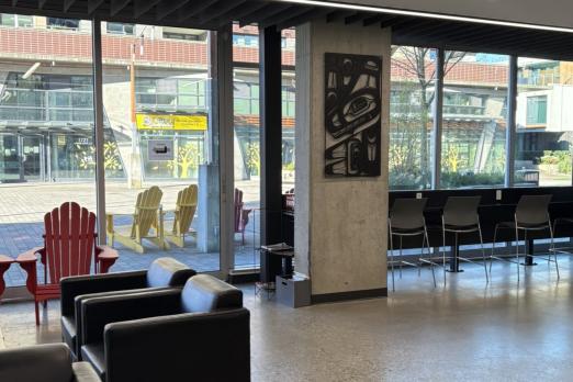 Killer Whale, Coast Salish Design, Black Panel