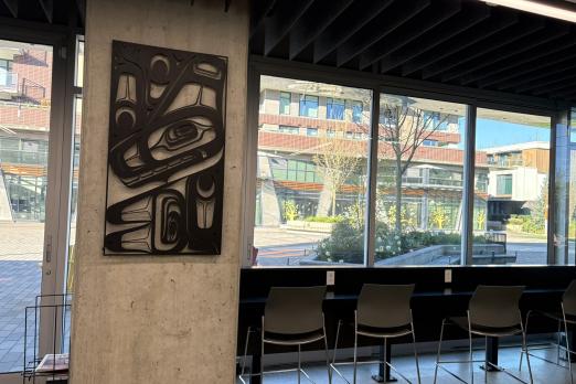 Coast Salish Whale - Black Panel