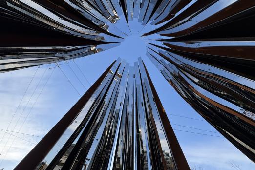 Interior view, Forged Forest, North Vancouver