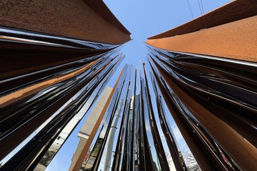 Interior view, Forged Forest, North Vancouver