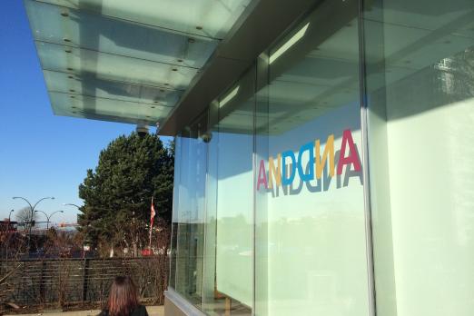 Vinyl Lettering Project on Window