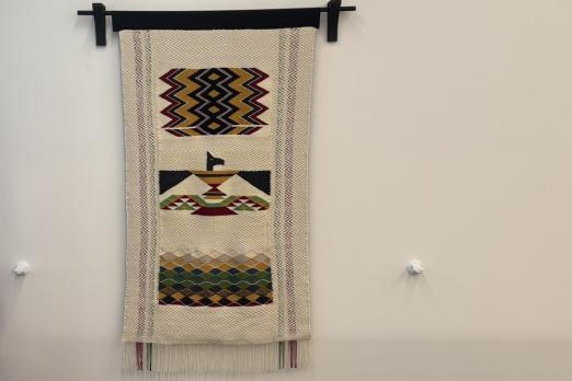 Weaving on Wall Coast Salish 