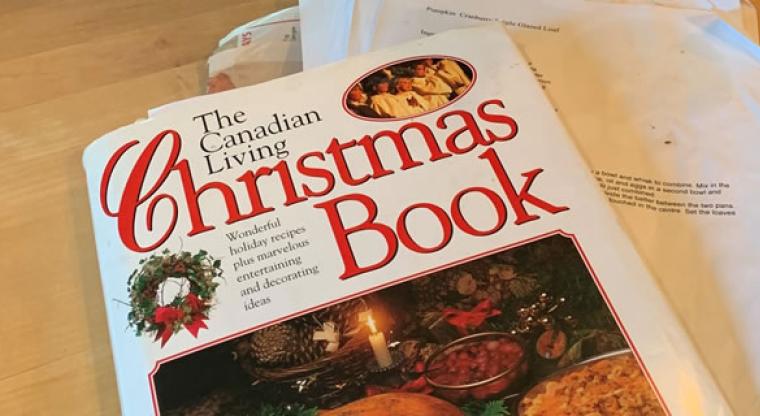 Holiday recipe book