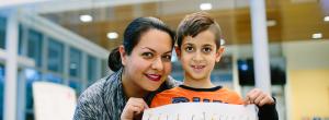 Family at Delbrook Community Recreation Centre