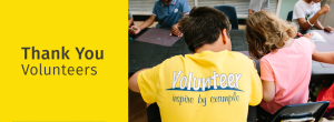 Thank you volunteers