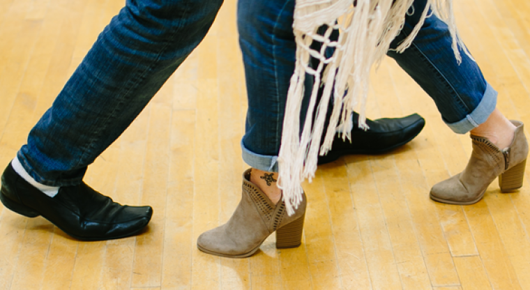 Couple dancing together
